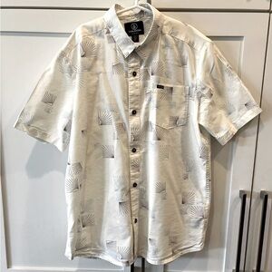 VOLCOM Boys Short Sleeve Button-Up Shirt Size Youth XL (14-16)